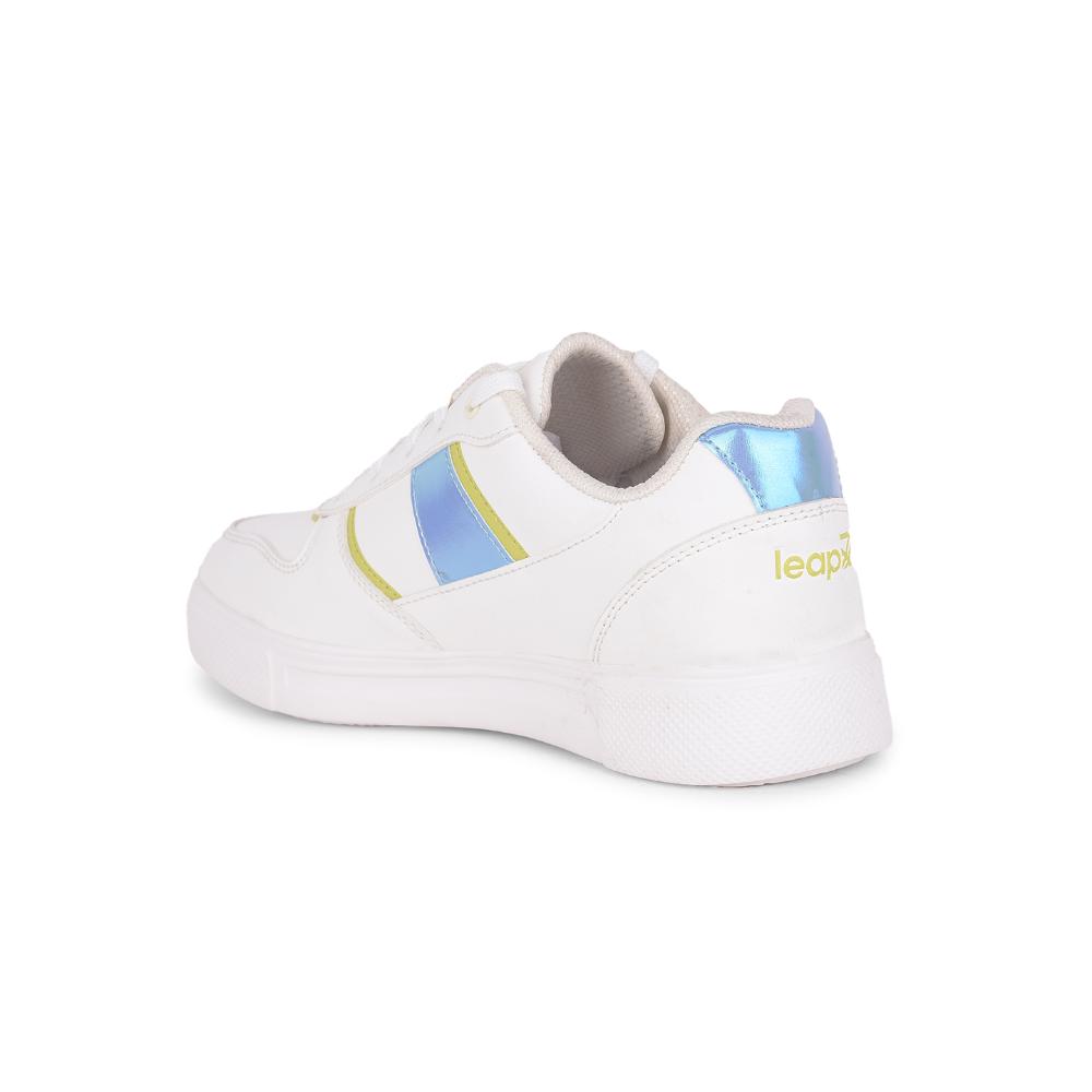 Leap7x Lacing White Casual Sneakers For Women FEMINA-2 By Liberty