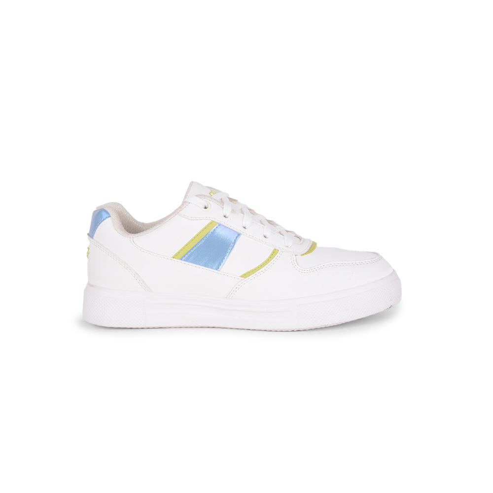 Leap7x Lacing White Casual Sneakers For Women FEMINA-2 By Liberty