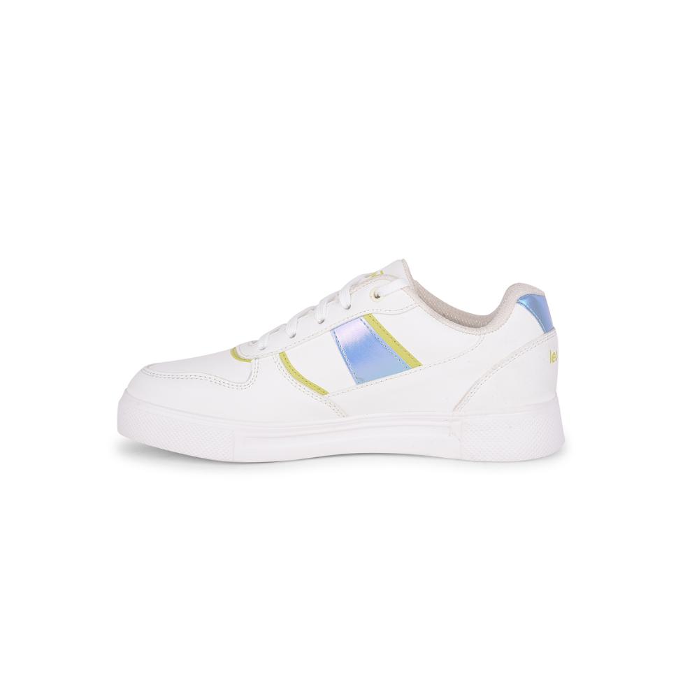 Leap7x Lacing White Casual Sneakers For Women FEMINA-2 By Liberty