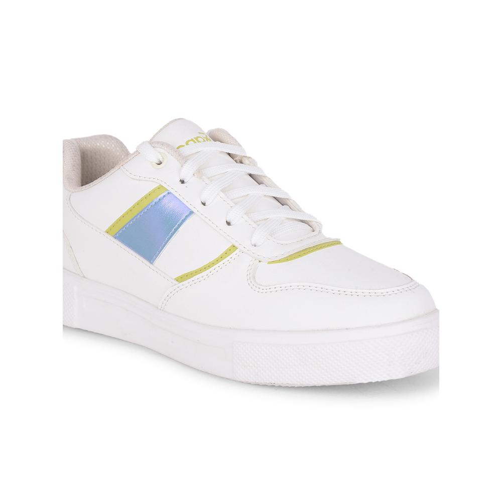 Leap7x Lacing White Casual Sneakers For Women FEMINA-2 By Liberty