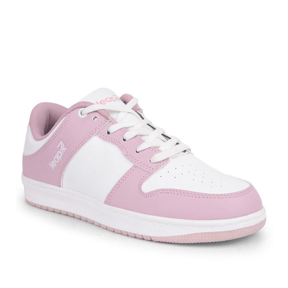 Leap7x Lacing Pink Casual Sneakers For Women SNIKO-1 By Liberty