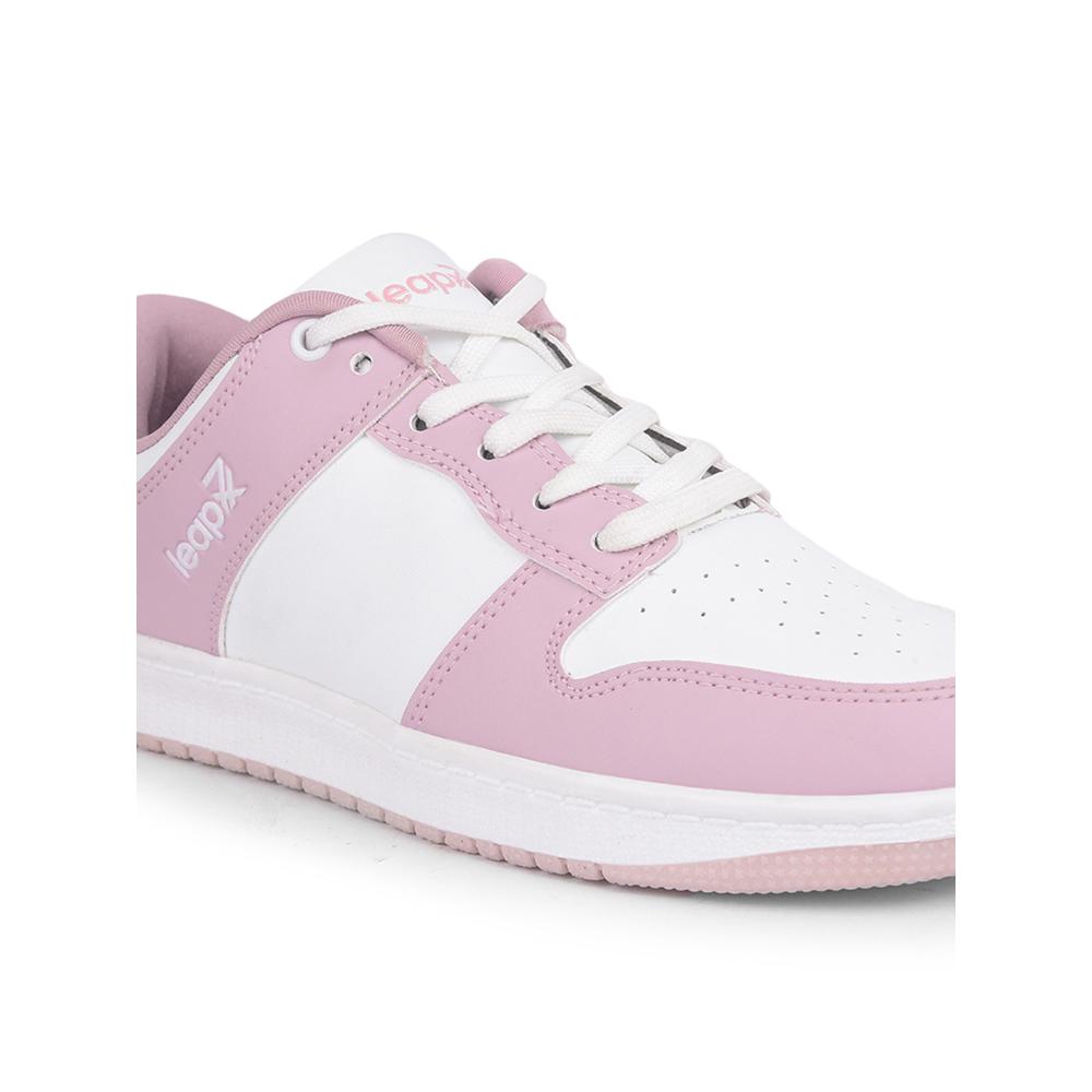 Leap7x Lacing Pink Casual Sneakers For Women SNIKO-1 By Liberty