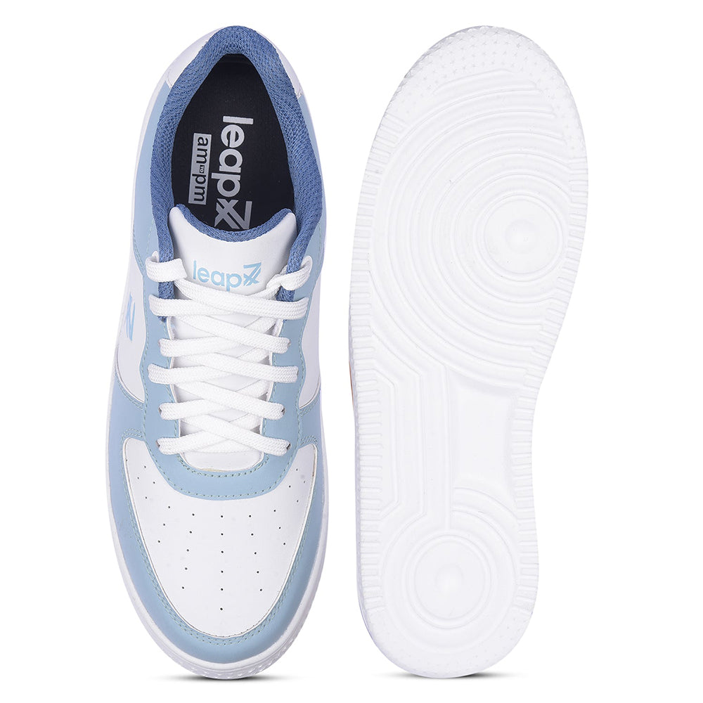 Leap7x Lacing Blue Casual Sneakers For Women MICO-3E By Liberty