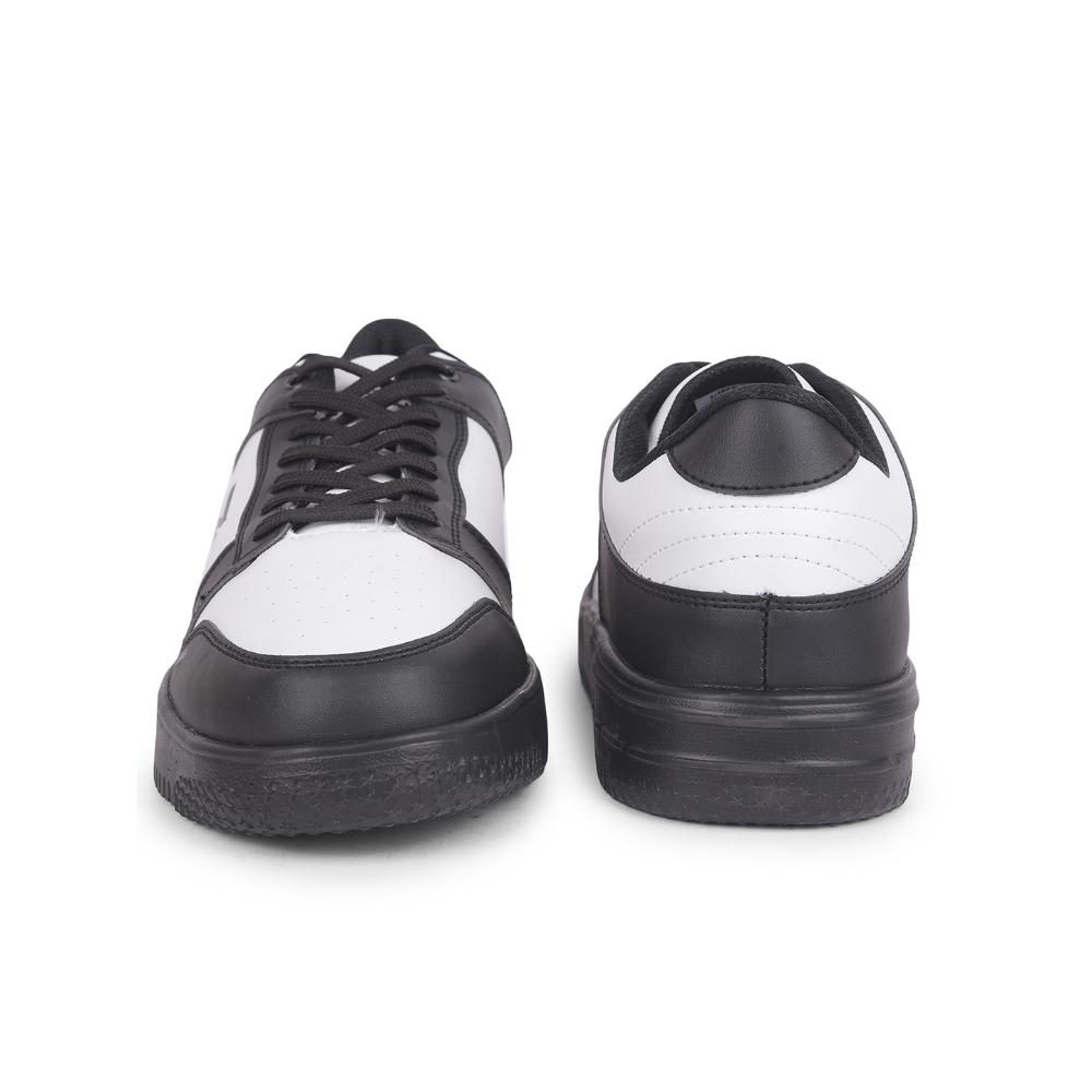 Leap7x Casual Black Lacing Sneakers For Men DENMARK By Liberty