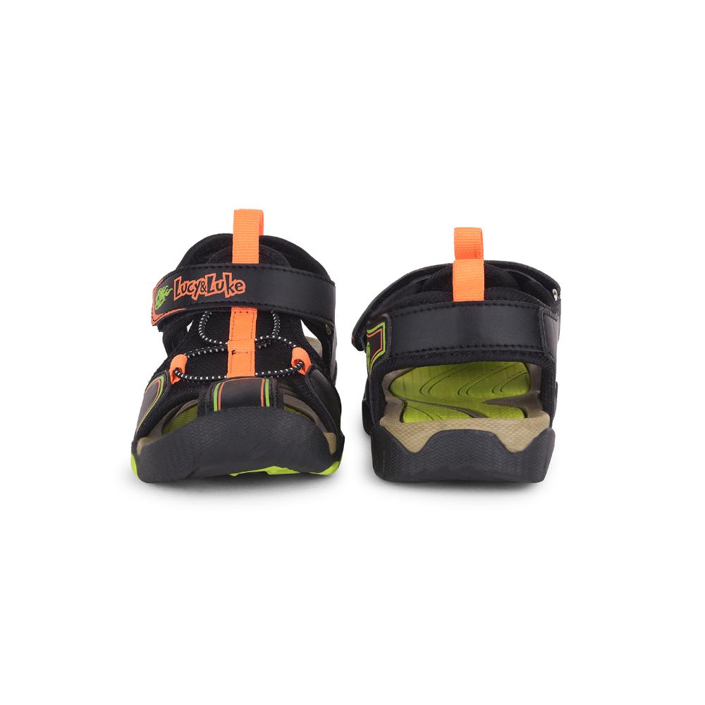 Lucy & Luke By Liberty Kids FLOATS-1 Black Casual Sandal