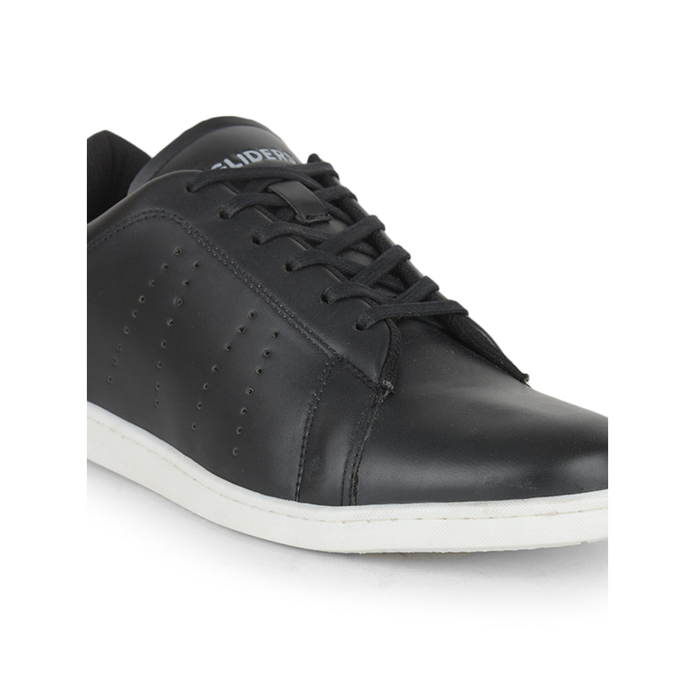 Gliders Casual Black Lacing Sneakers For Men ANDERSON By Liberty