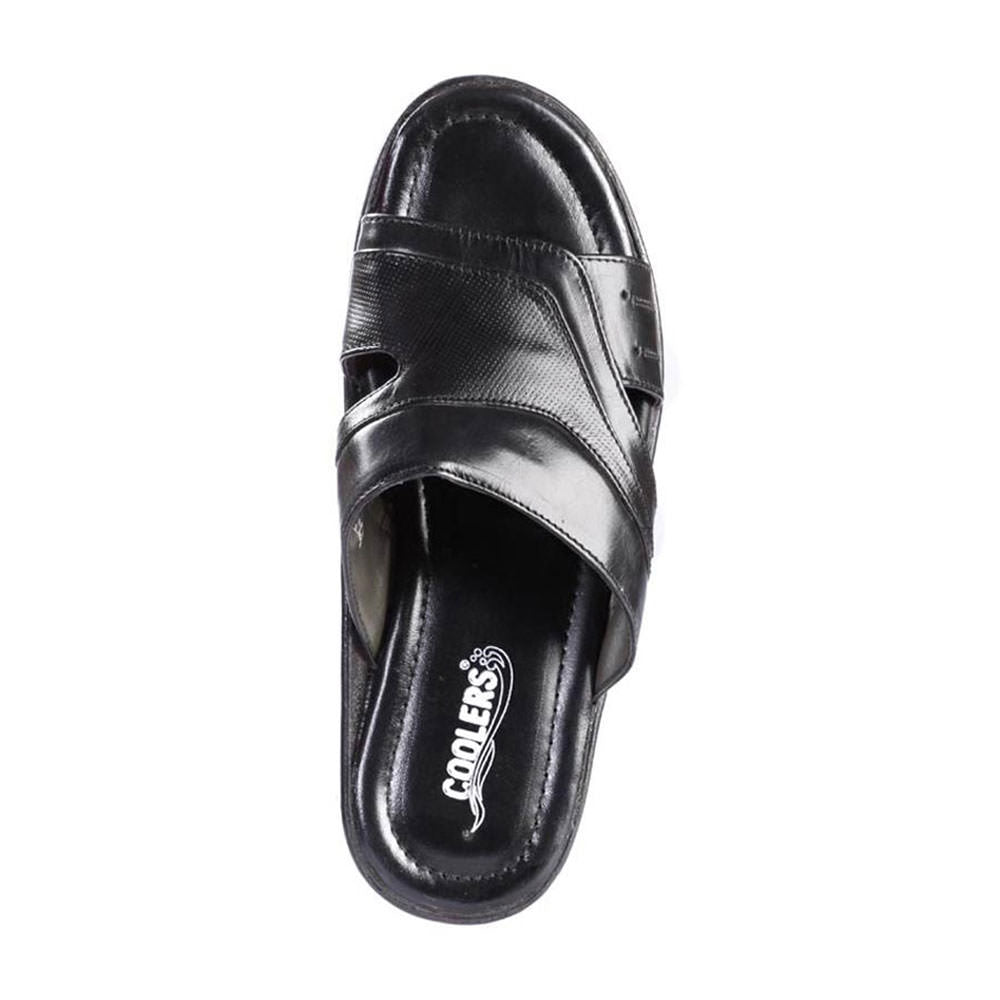 Coolers Casual (Black) Slippers For Men 7153-4 By Liberty