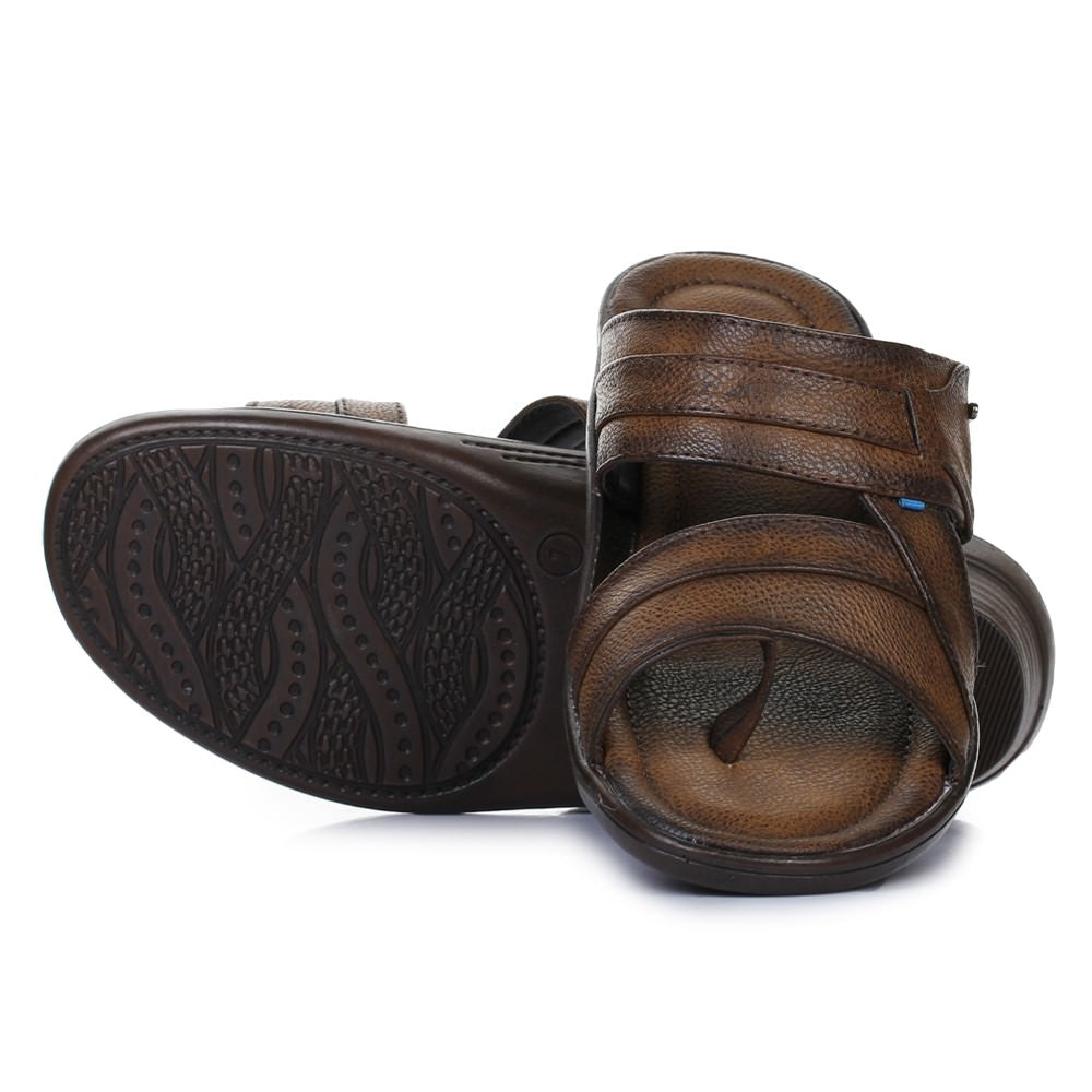 Coolers Casual (Brown) Slippers For Men 7153-61N By Liberty