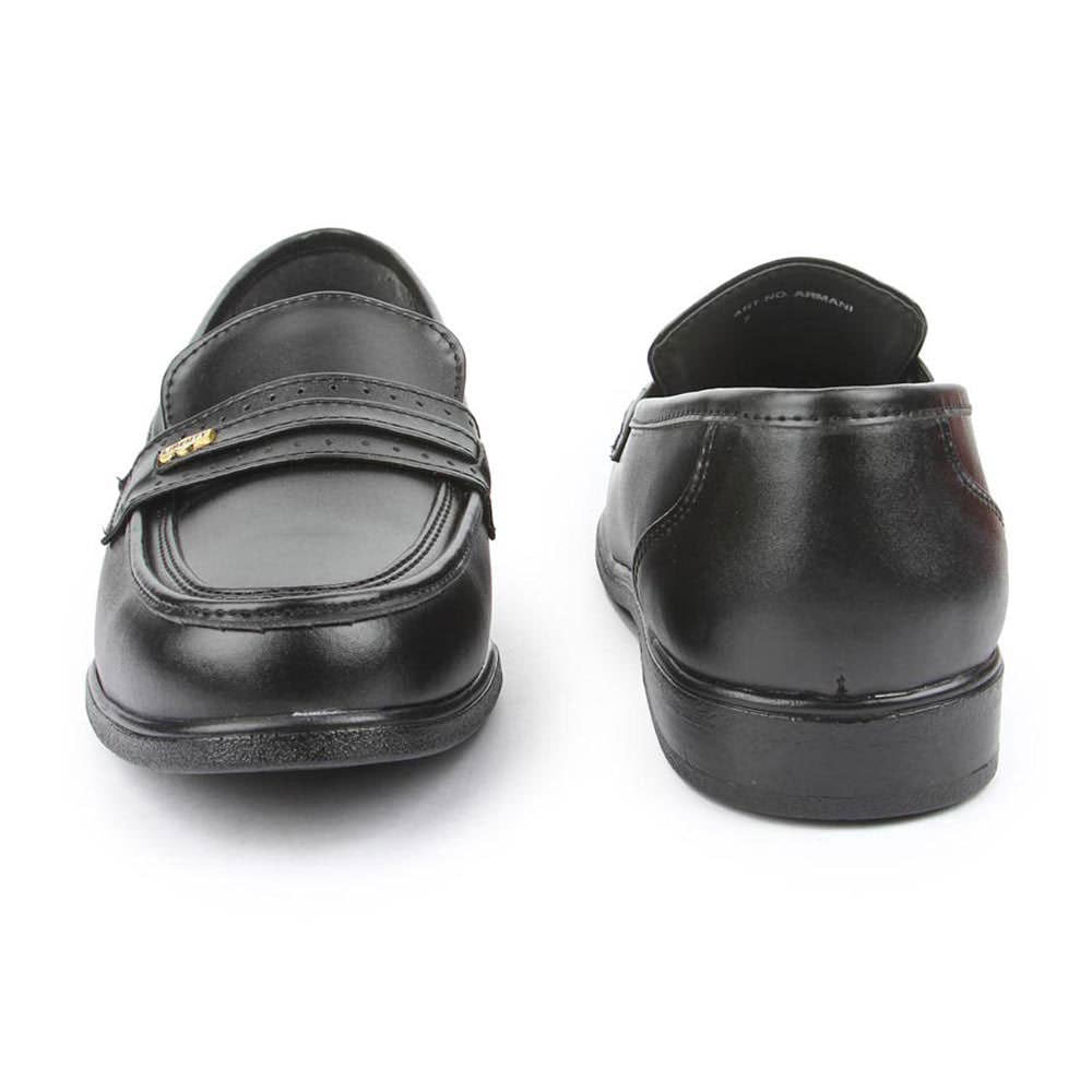 Fortune (Black) Classic Loafer Shoes For Men ARMANI By Liberty