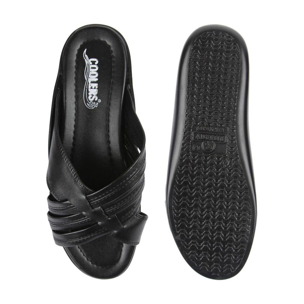 Coolers Casual (Black) Slippers For Men TAYLOR By Liberty