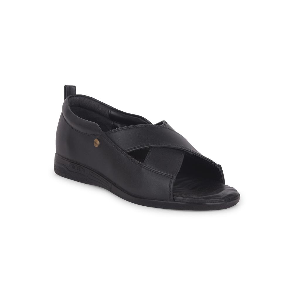 Coolers By Liberty 7194-51 Mens Black Formal Sandal