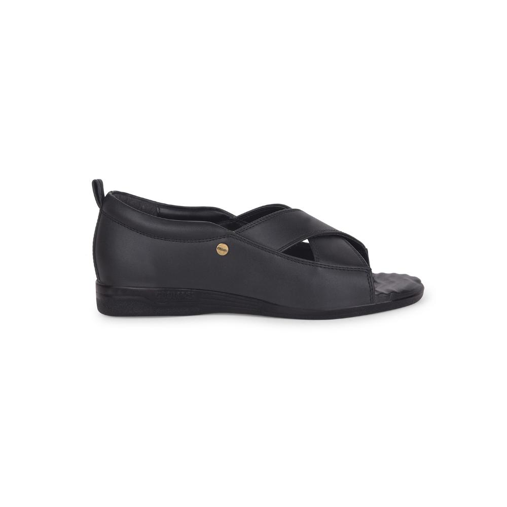 Coolers By Liberty 7194-51 Mens Black Formal Sandal