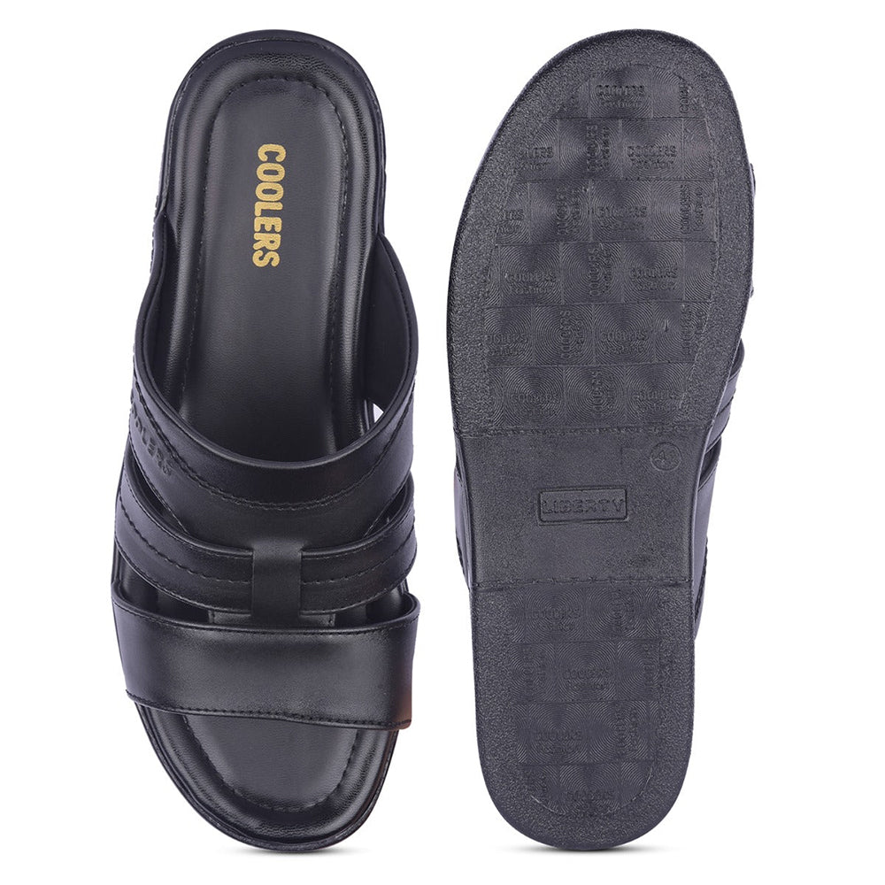 Healers By Liberty Mens ZUNAIRIO-E Black Casual Slippers