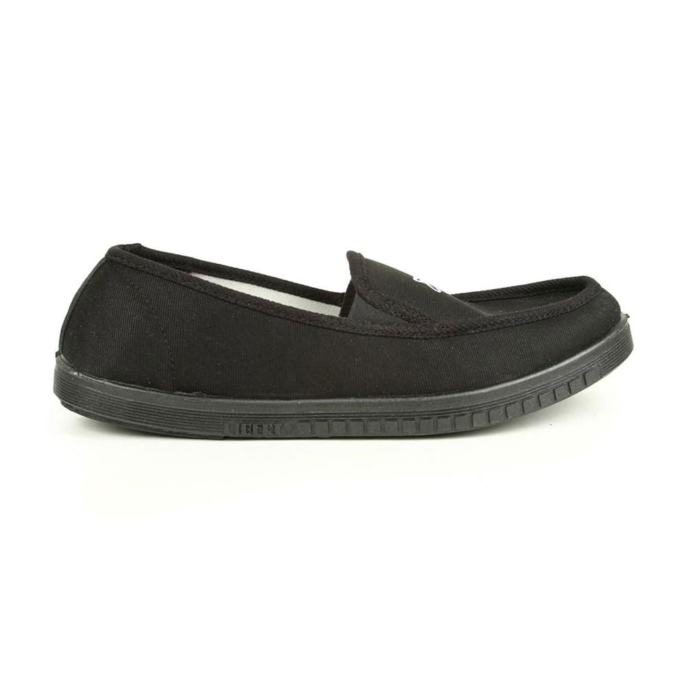 Gliders (Black) Casual Slip on Shoes For Men WALKER-E By Liberty