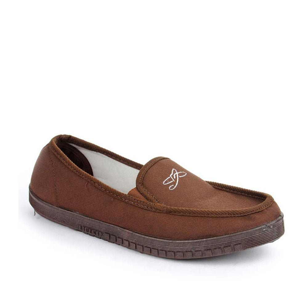 Gliders (Brown) Casual Slip on Shoes For Men WALKER-E By Liberty