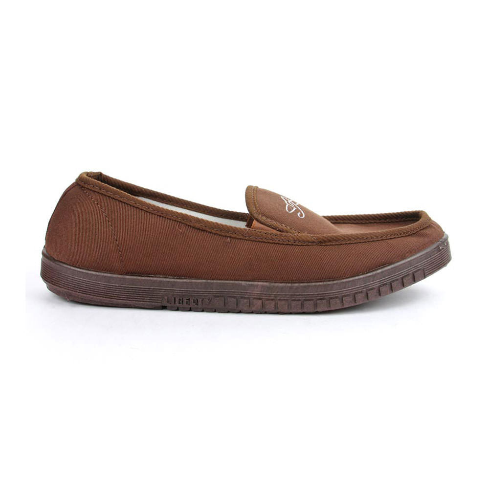 Gliders (Brown) Casual Slip on Shoes For Men WALKER-E By Liberty