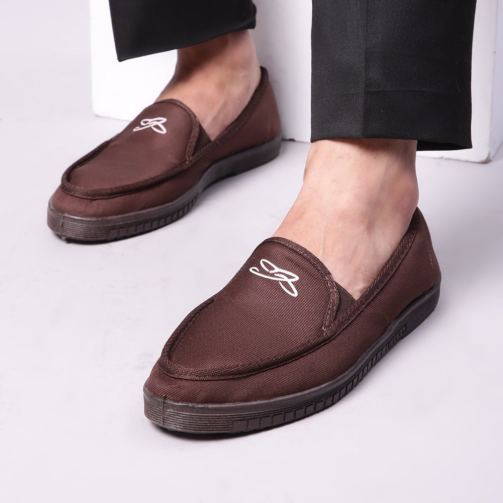 Gliders (Brown) Casual Slip on Shoes For Men WALKER-E By Liberty