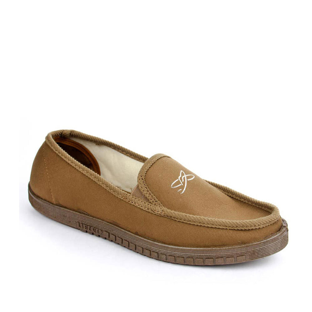 Gliders (Beige) Casual Slip on Shoes For Men WALKER-E By Liberty