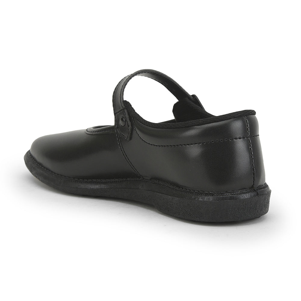 Prefect (Black) Ballerina School Shoes For Kids N.S/GIRL By Liberty