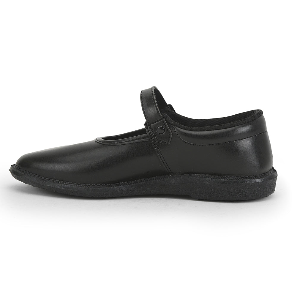 Prefect (Black) Ballerina School Shoes For Kids N.S/GIRL By Liberty