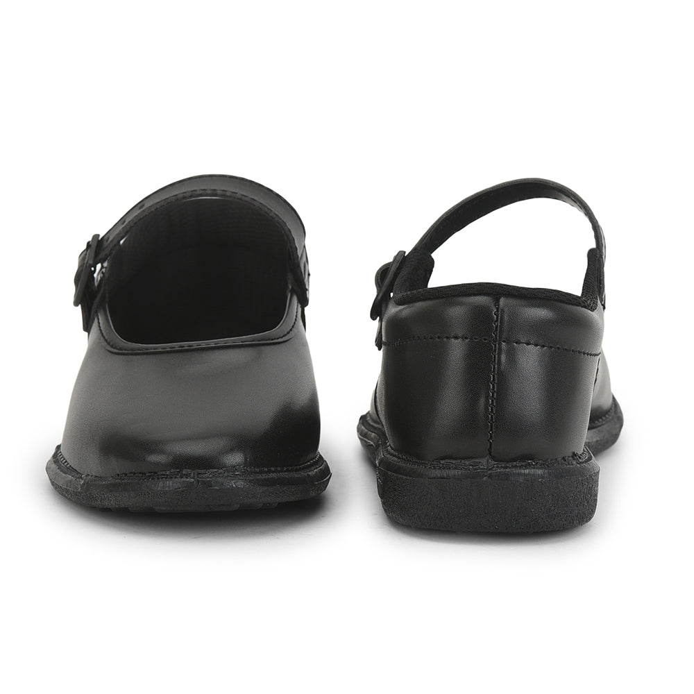 Prefect (Black) Ballerina School Shoes For Kids N.S/GIRL By Liberty