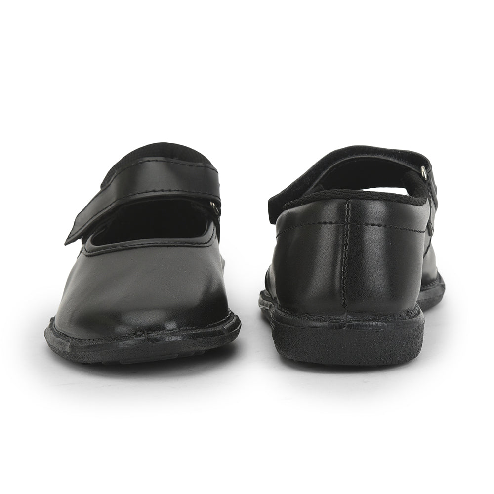 Prefect (Black) Ballerina School Shoes For Kids NS/GIRLV By Liberty