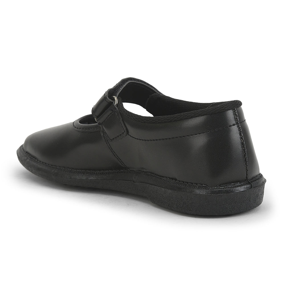 Prefect (Black) Ballerina School Shoes For Kids NS/GIRLV By Liberty