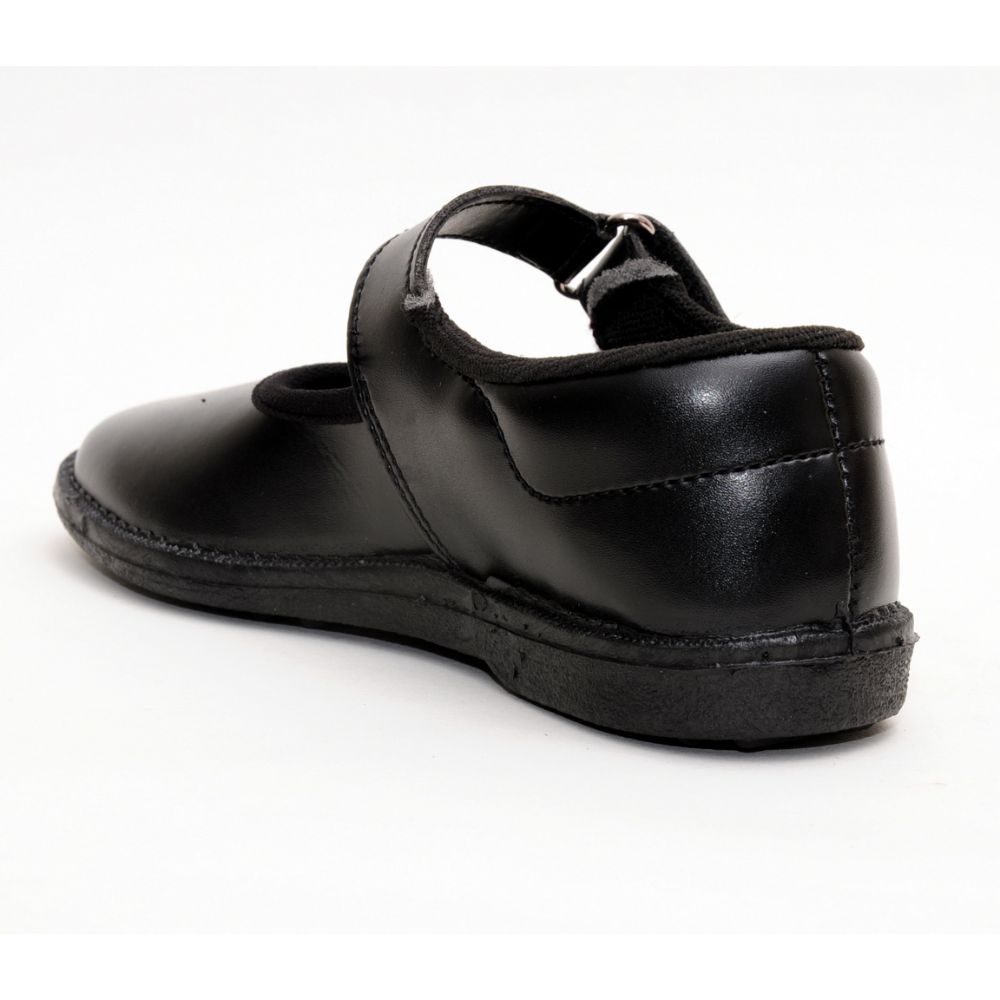 Prefect (Black) Ballerina School Shoes For Kids S/GIRLV By Liberty