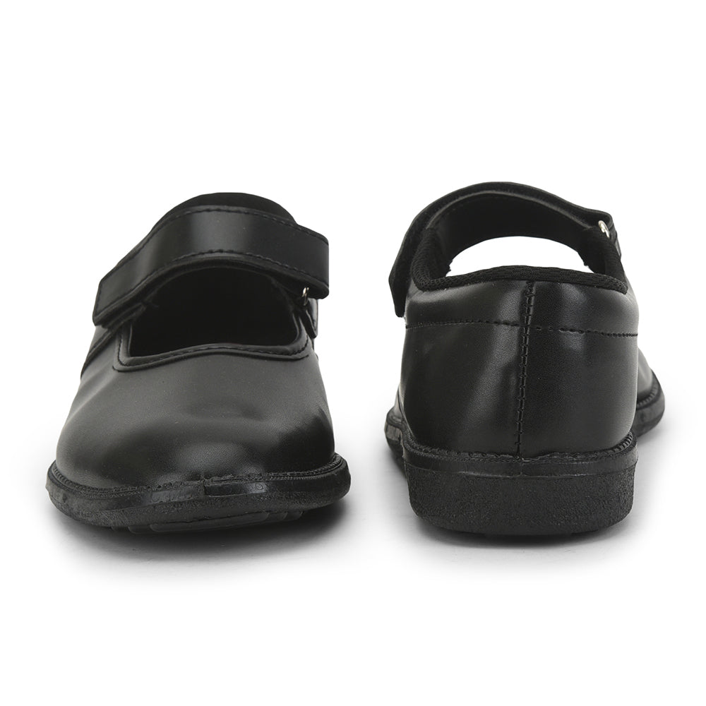 Prefect (Black) Ballerina School Shoes For Kids N.S/GIRL V By Liberty