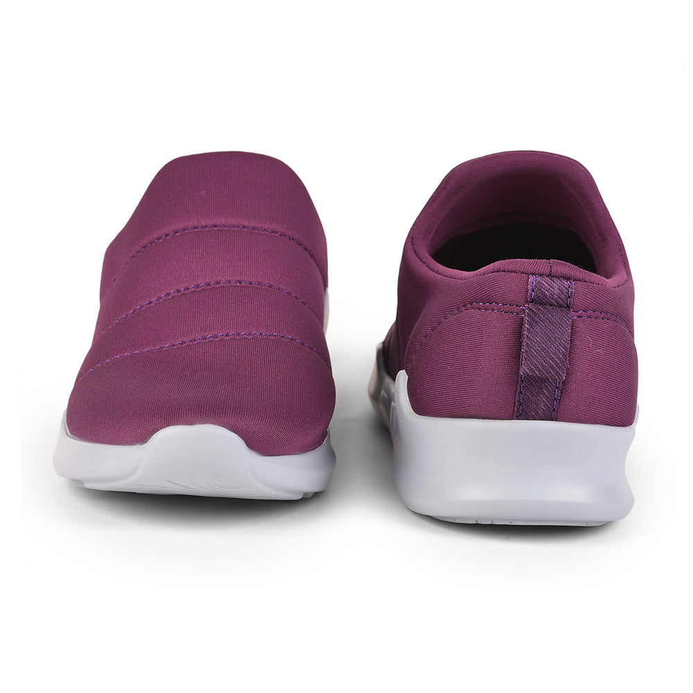 Force 1 Non Lacing Purple Casual Shoes For Women AVILA-26 By Liberty