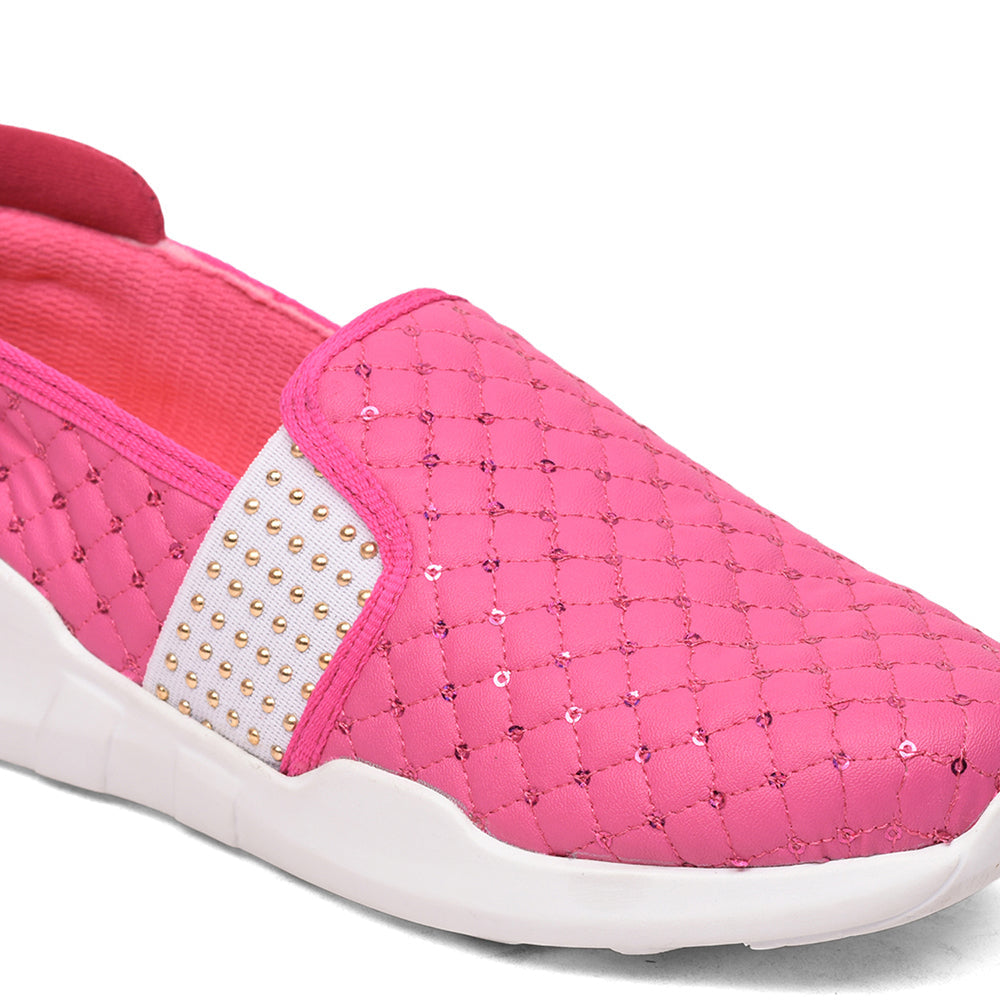 Force 1 By Liberty Pink Slip On Casual Shoes For Women (AVILA-32)