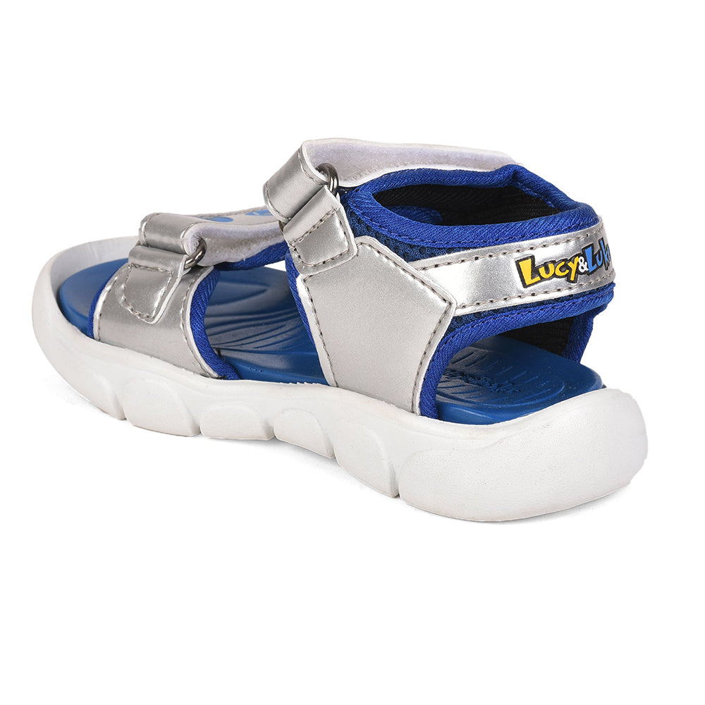 Lucy & Luke (Royal Blue) Casual Sandal For Kids FLYNN-27 By Liberty