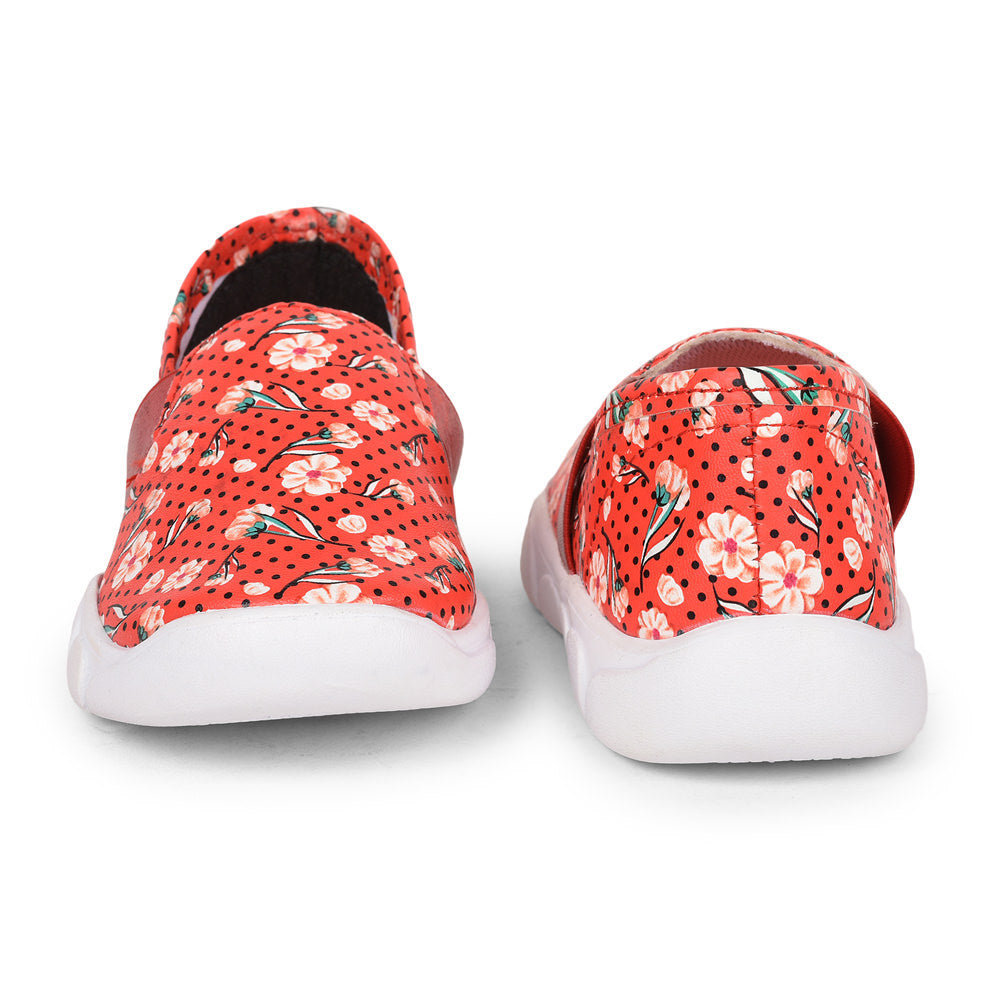 Lucy & Luke (Red) Casual Loafer Shoes For Kids FLYNN-32 By Liberty