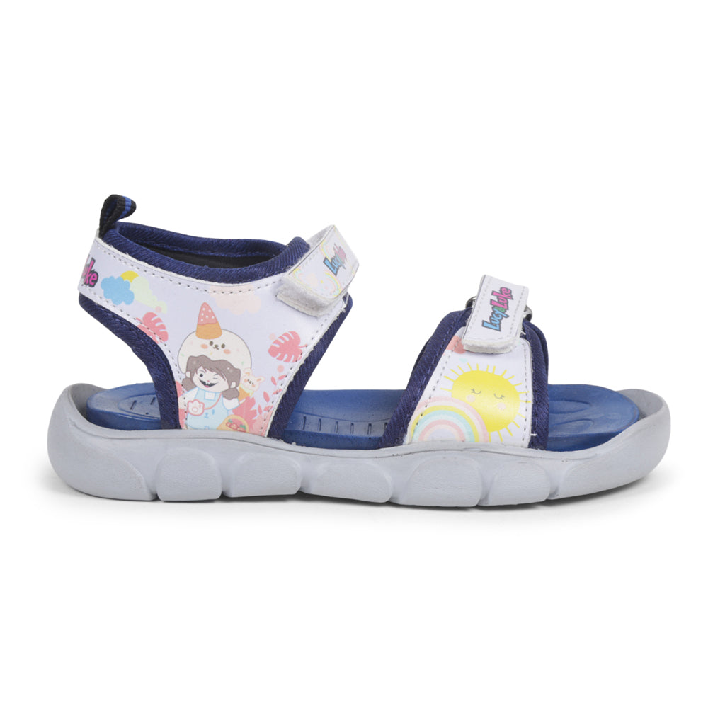 Lucy & Luke Casual S. Blue Sandal For Kids FLYNN-41 By Liberty