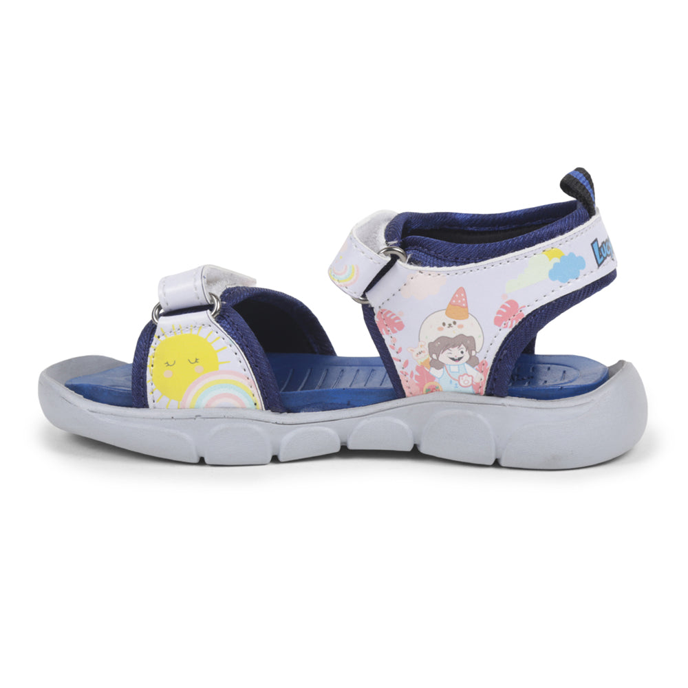 Lucy & Luke Casual S. Blue Sandal For Kids FLYNN-41 By Liberty