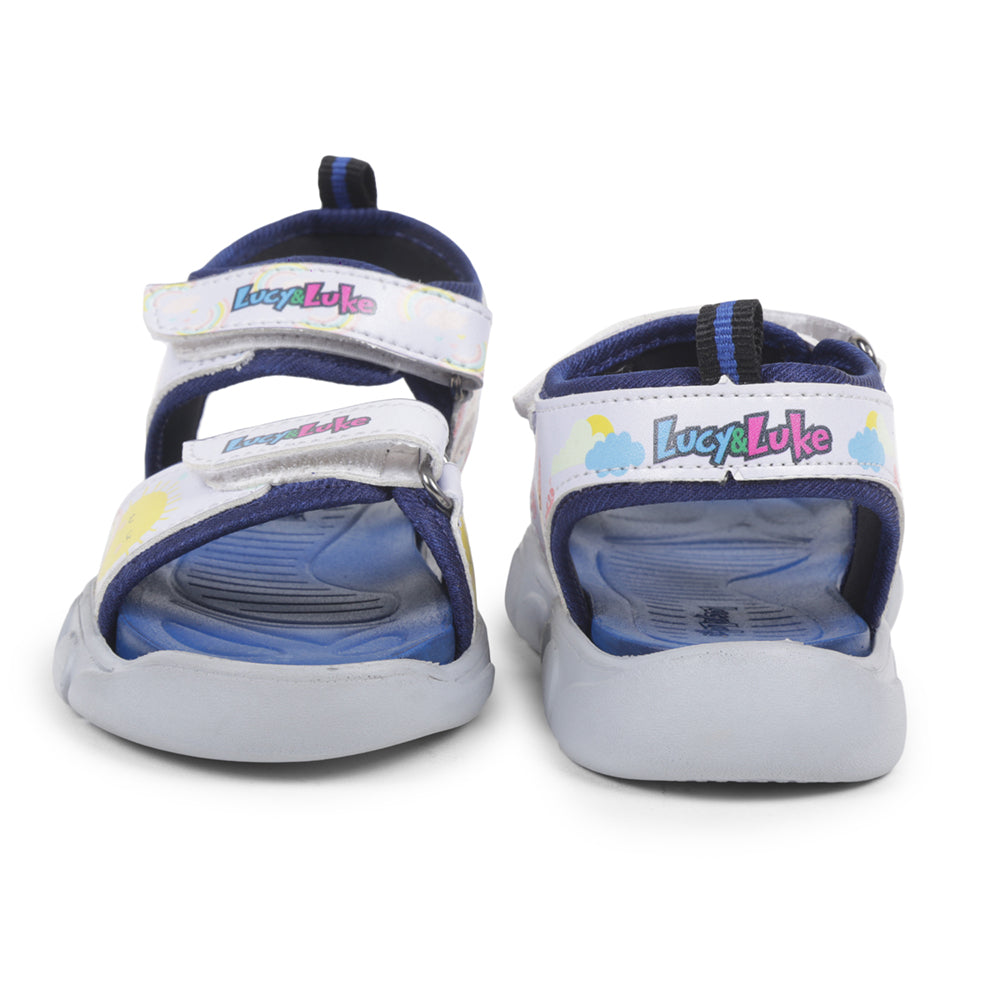 Lucy & Luke Casual S. Blue Sandal For Kids FLYNN-41 By Liberty