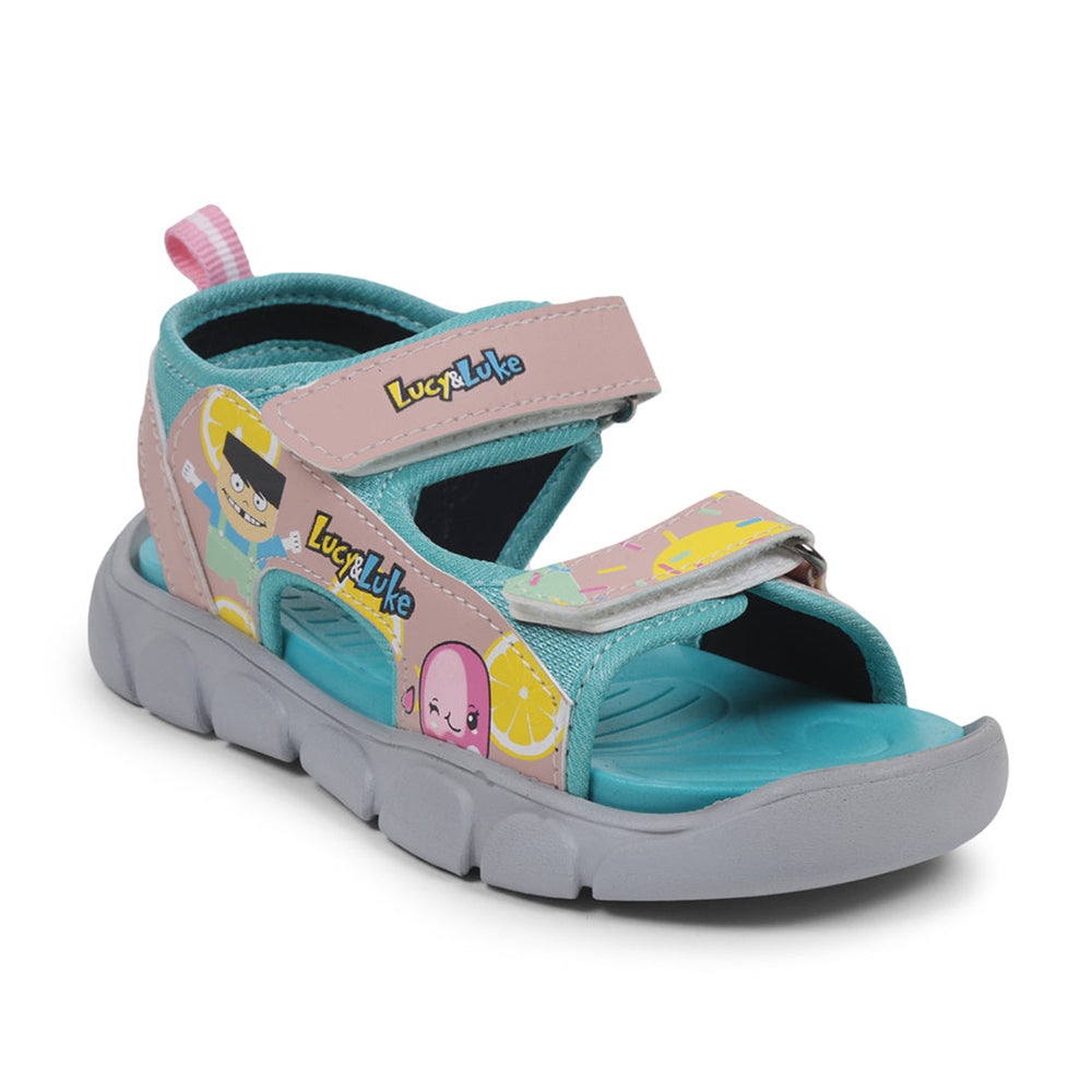 Lucy & Luke By Liberty Kids FLYNN-42 S.Green Casual Sandal