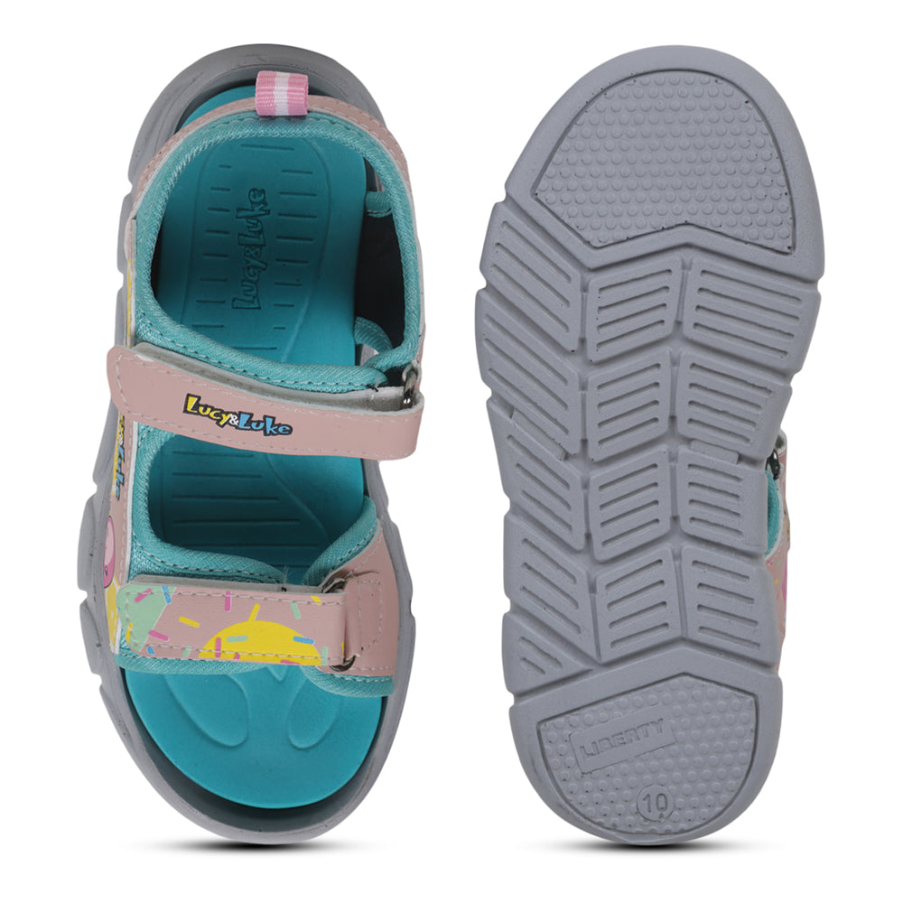 Lucy & Luke By Liberty Kids FLYNN-42 S.Green Casual Sandal