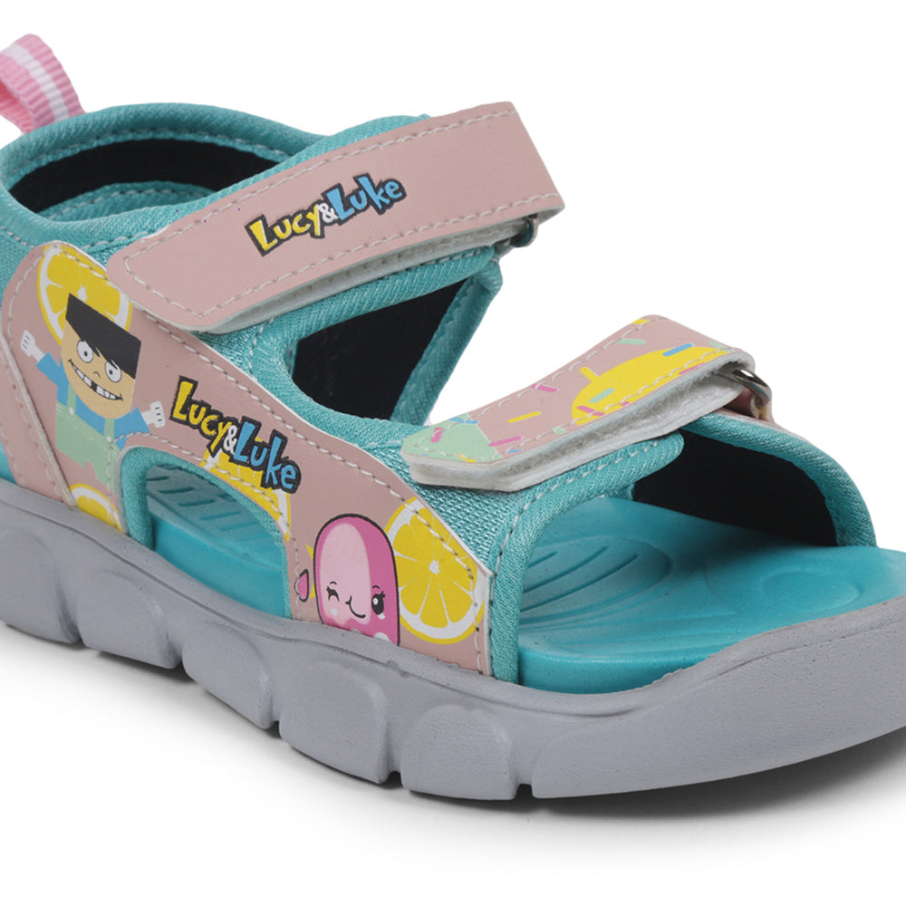 Lucy & Luke By Liberty Kids FLYNN-42 S.Green Casual Sandal