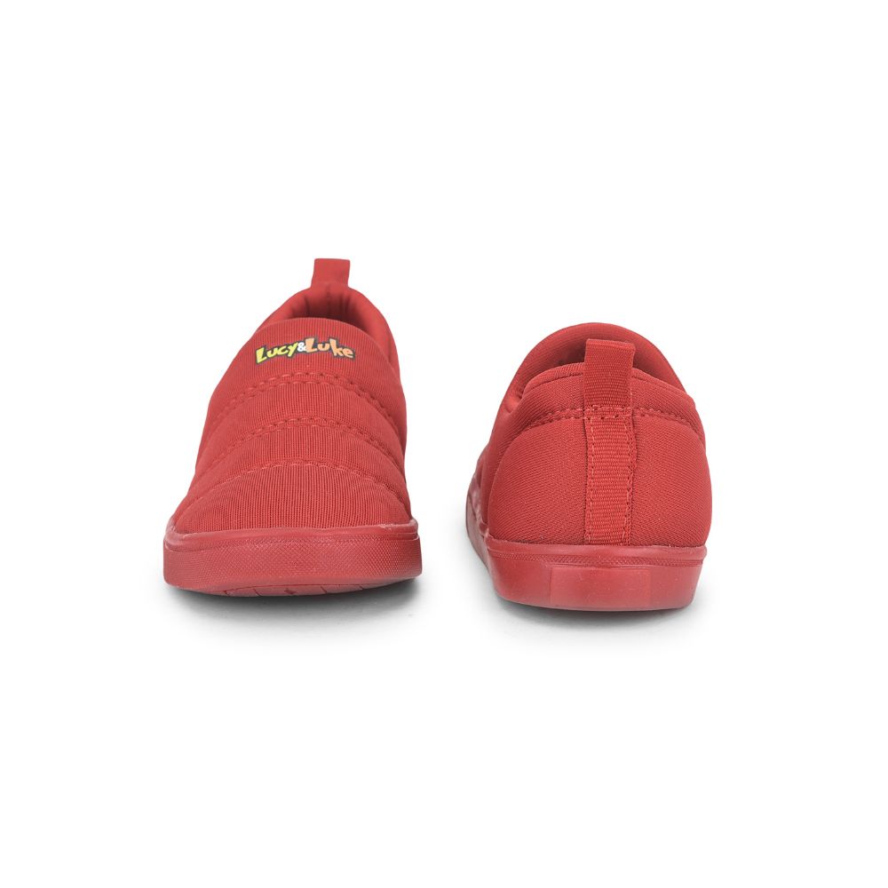 Lucy & Luke (Red) Sports Non Lacing Shoes For Kids MINT-9 By Liberty