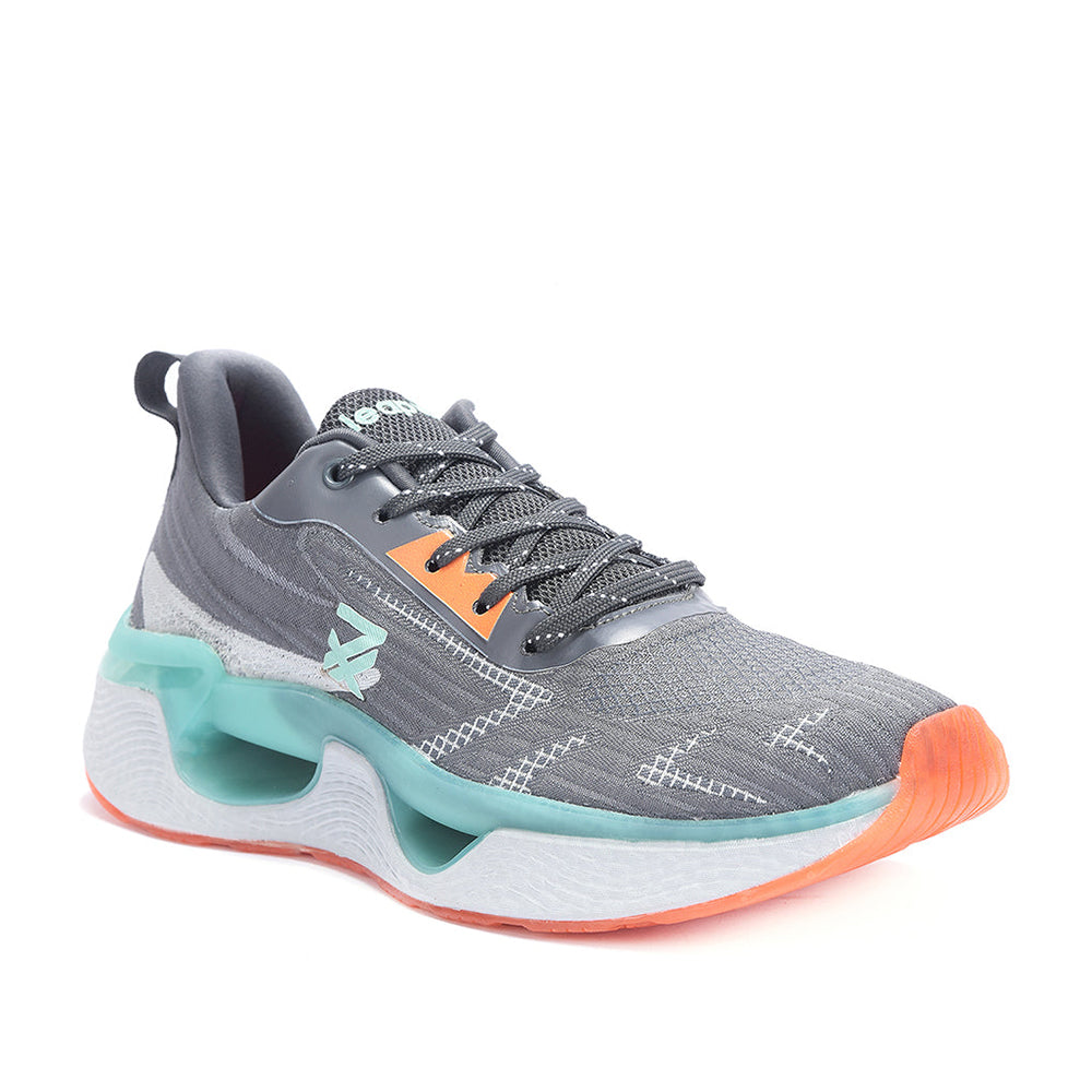 Leap7x By Liberty Men RW-1 Grey Sports Lacing Shoes