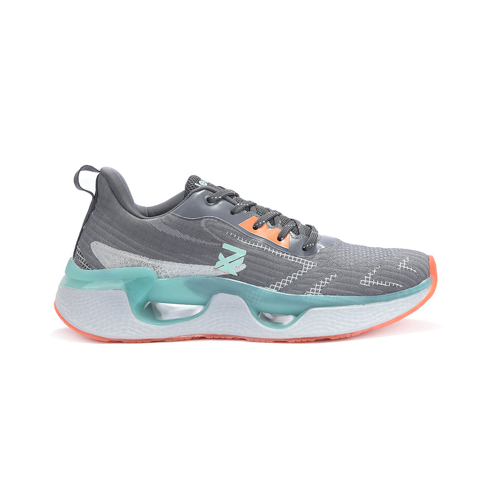 Leap7x By Liberty Men RW-1 Grey Sports Lacing Shoes