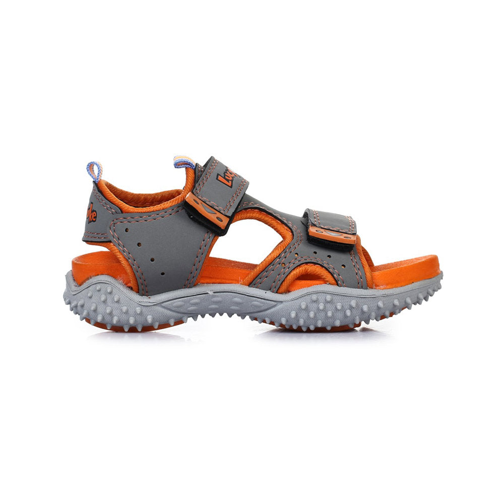 Lucy & Luke (Grey) Casual Sandal For Kids POLO By Liberty