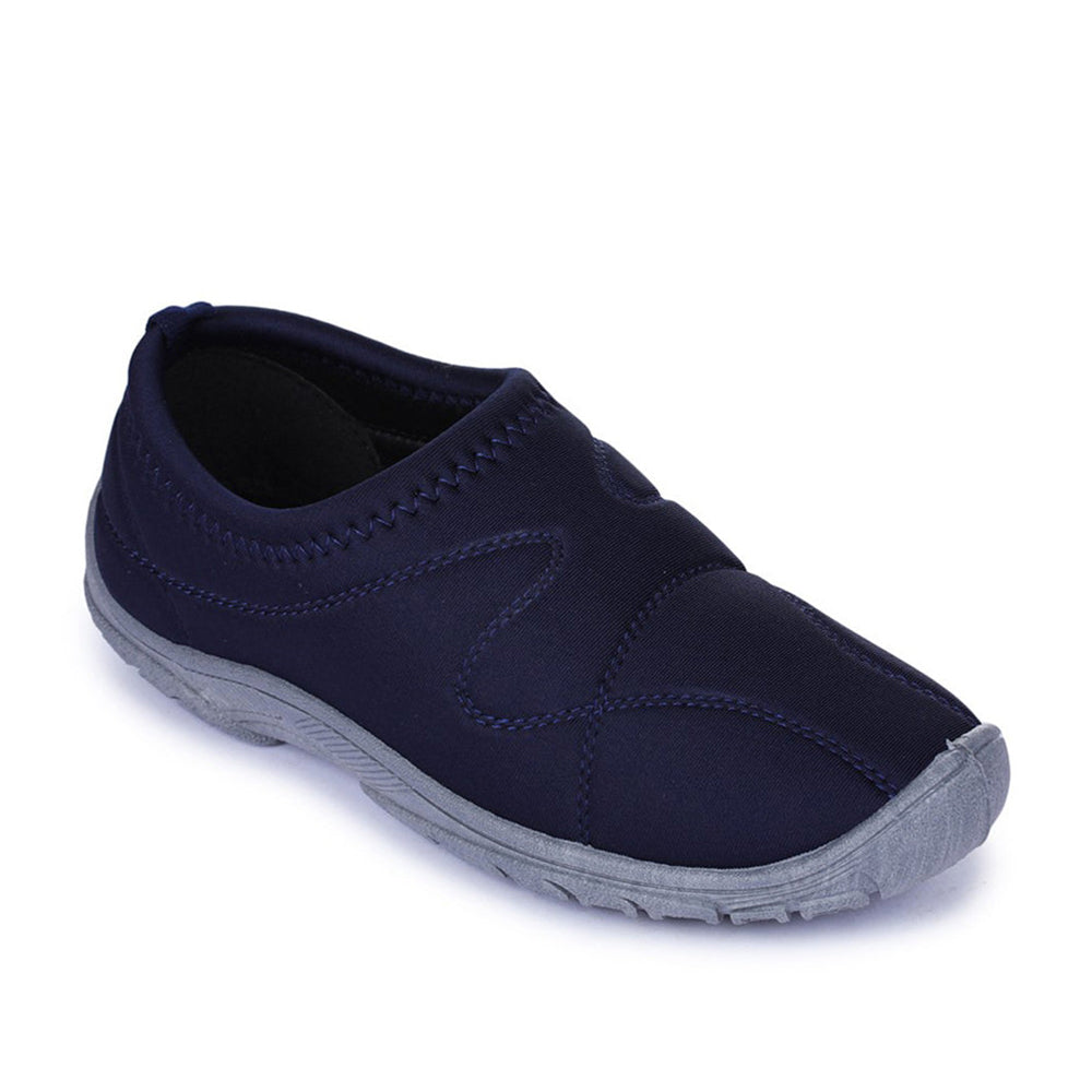 Gliders Non Lacing Blue Casual Slip on Shoes For Women MAC By Liberty