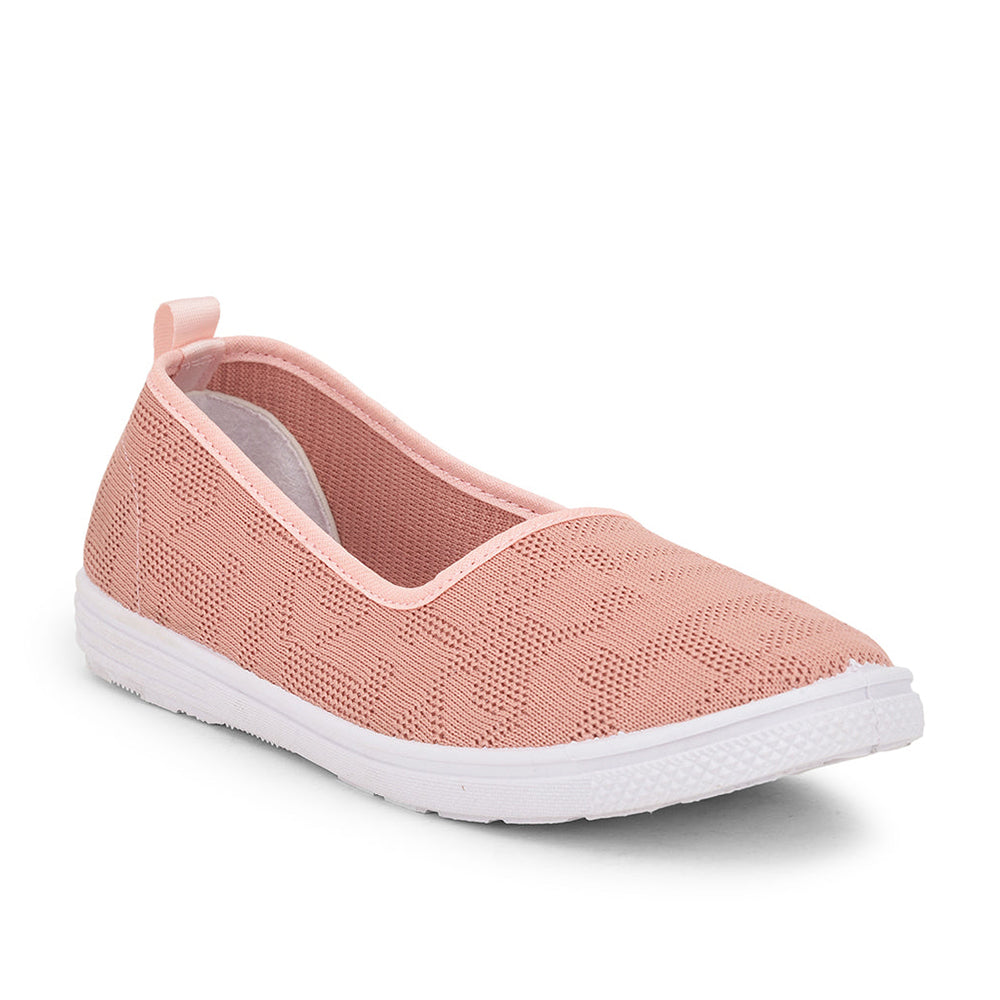 Gliders (Peach) Casual Ballerina Shoes For Ladies GIA-5E By Liberty