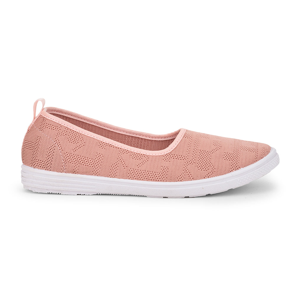 Gliders (Peach) Casual Ballerina Shoes For Ladies GIA-5E By Liberty