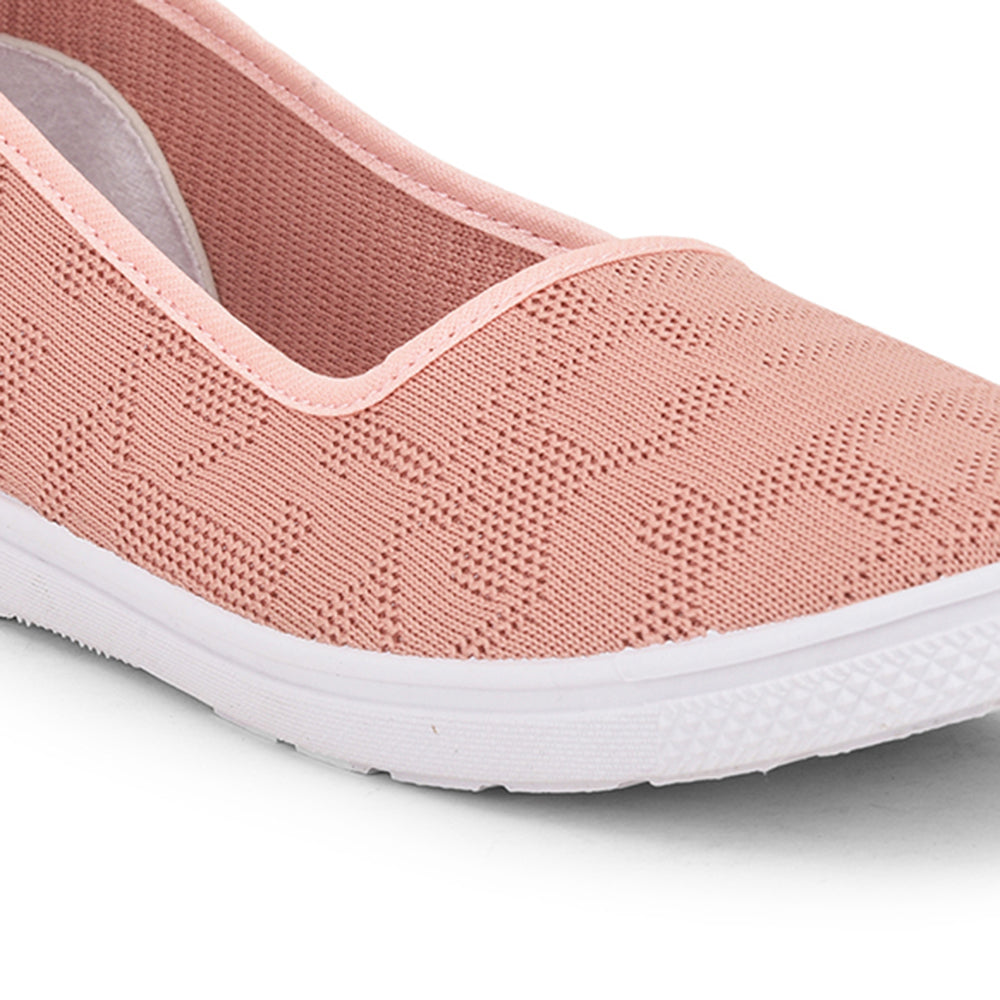 Gliders (Peach) Casual Ballerina Shoes For Ladies GIA-5E By Liberty