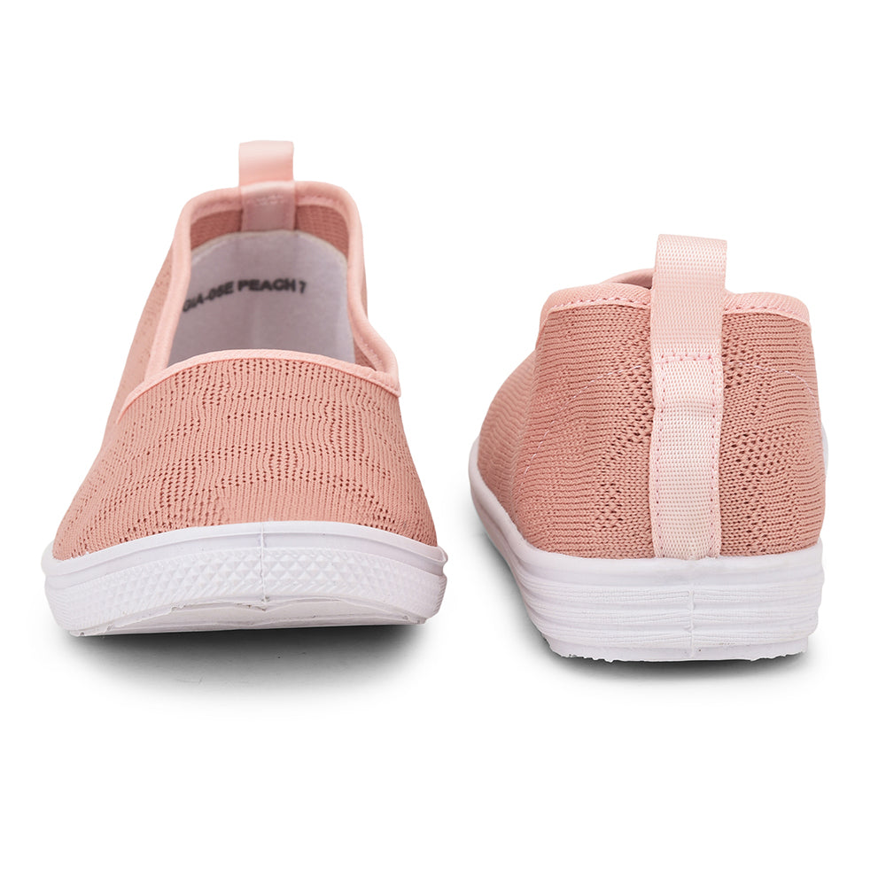 Gliders (Peach) Casual Ballerina Shoes For Ladies GIA-5E By Liberty