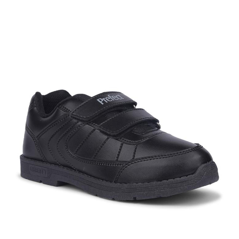 Prefect By Liberty Kids SCHOOLFUN Black School Non Lacing Shoes