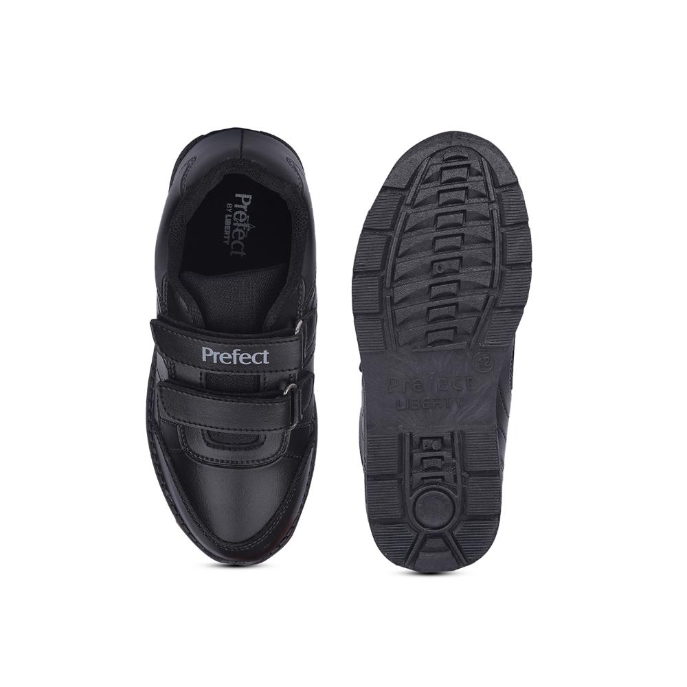 Prefect By Liberty Kids SCHOOLFUN Black School Non Lacing Shoes